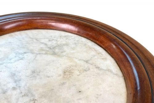 MATCHED PAIR OF 19TH CENTURY MAHOGANY CYLINDRICAL BEDSIDE NIGHT TABLES - ADDITIONAL PHOTO 5