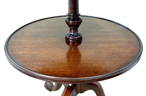 GEORGIAN 18TH CENTURY MAHOGANY THREE TIER DUMBWAITER - ADDITIONAL PHOTO 6