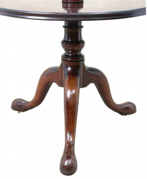 GEORGIAN 18TH CENTURY MAHOGANY THREE TIER DUMBWAITER - ADDITIONAL PHOTO 7