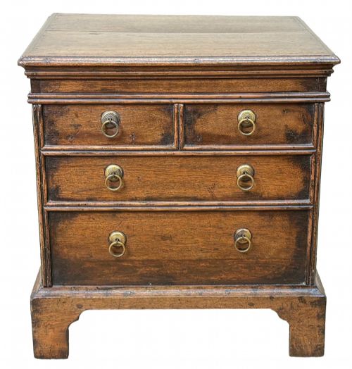 CHARMING 18TH CENTURY RARE OAK CLOSE STOOL IN THE FORM OF A SMALL BEDSIDE CHEST - ADDITIONAL PHOTO 9