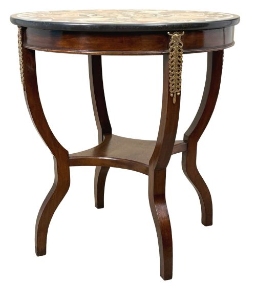 Late 19th Century Circular Specimen Marble Occasional Table by James Shoolbred