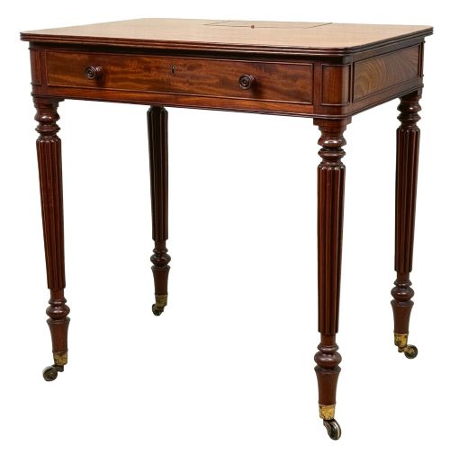 Fine Regency Mahogany Chamber Writing Table