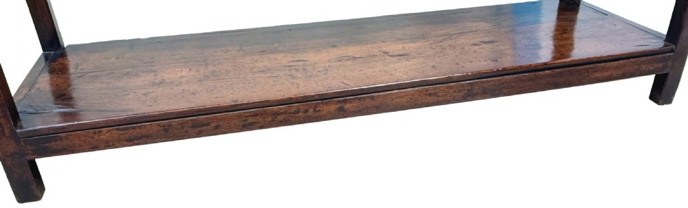 Small Georgian 18th Century Oak Dresser Base View XI
