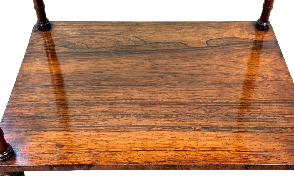 19th Century Rosewood Two Tier Étagère View VIII