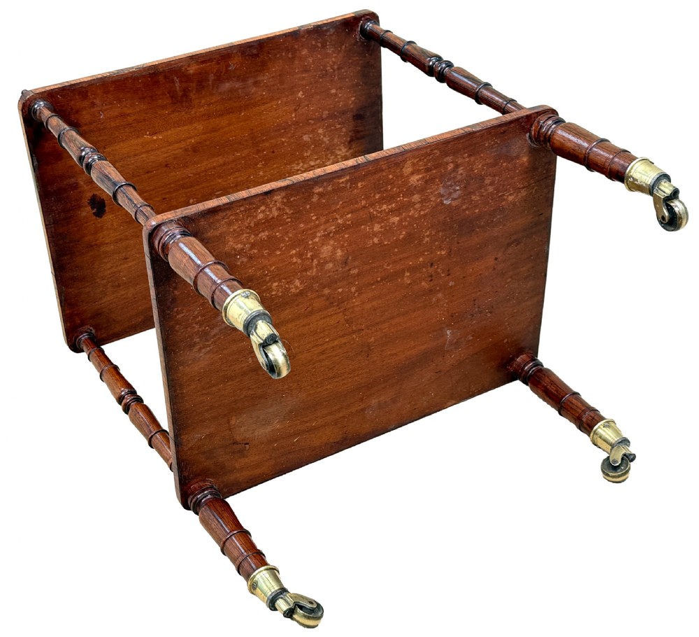 19th Century Rosewood Two Tier Étagère View XII