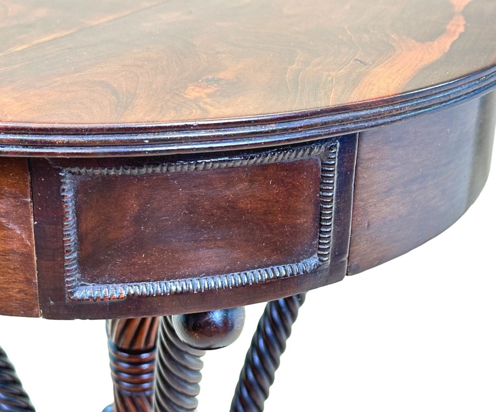 19th Century Laburnum Wood Occasional Table View IX