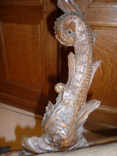19th Century Carved Walnut Grotto Chair