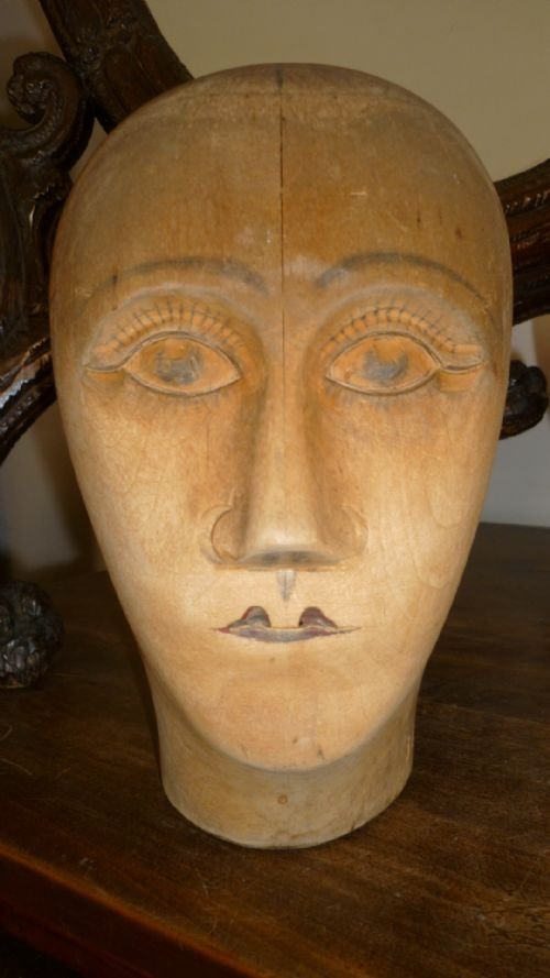 19th Century Millenary Wooden Hat Block
