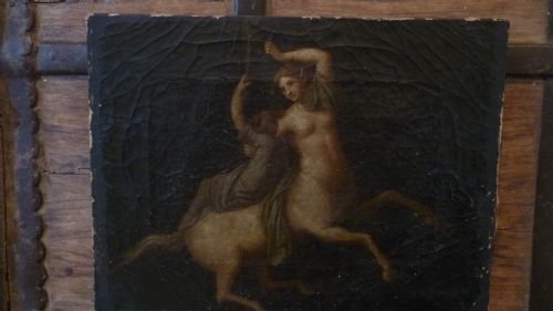 18th Century Oil Painting Centaur Michaelangelo Maestri