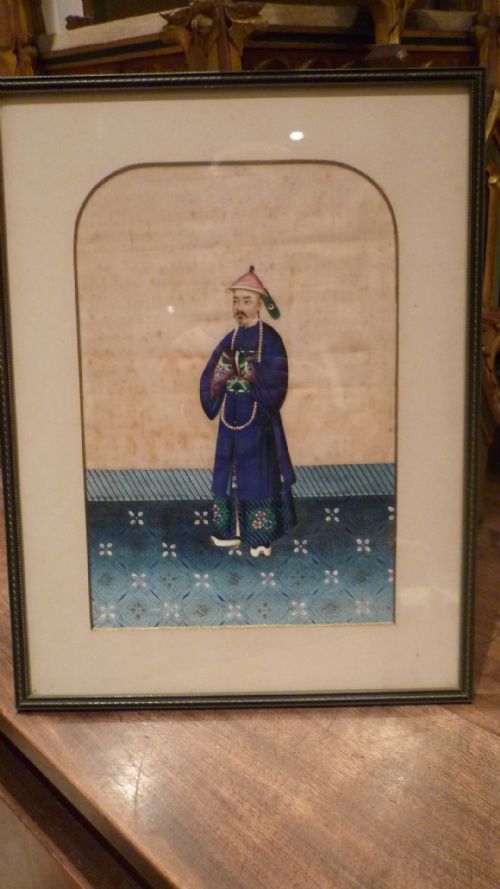 19th Chinese Rice Pith Paper of an Emperor