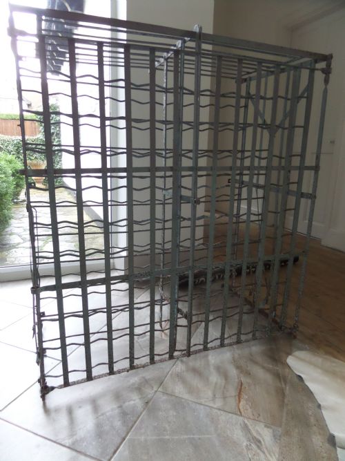 Antique French Wine Champagne Cage Rack