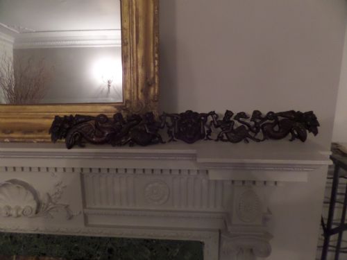 Antique Mythical Panel Gargoyles Griffins Satyrs