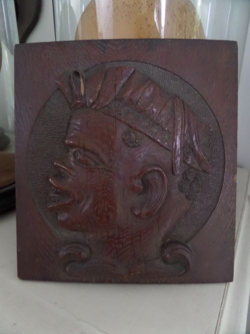 19th Century Carved Oak Blackamoor Figure