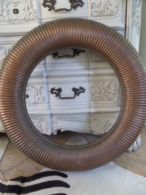Rare Antique 19th Century Sankey & Bilston Copper Lifebuoy Marine Ship Boat