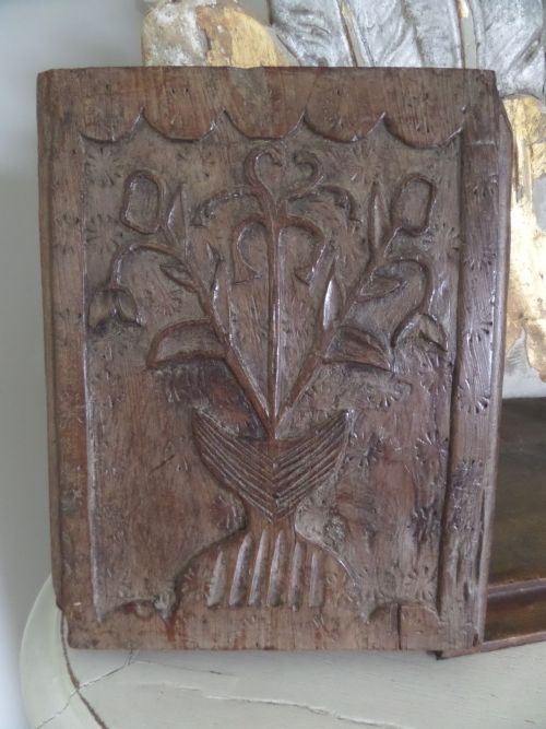 16th Century English Carved Walnut Panel