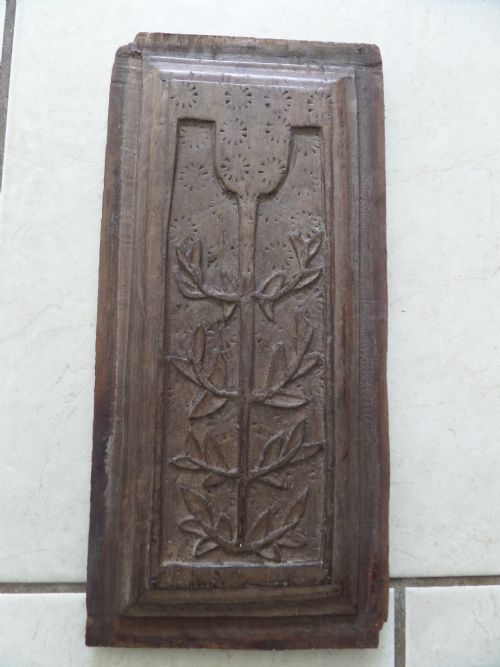 16th Century Carved English Walnut Panel
