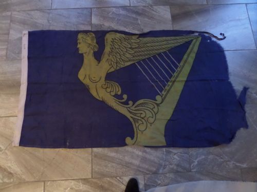Antique Vintage Royal Standard Irish Flag