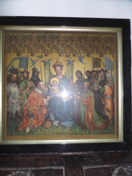 19th Century Chromolithograph the Annunciation by the Arundel Society C Schultz