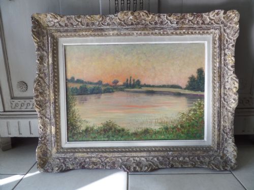Antique Oil Painting Michel Katzaroff Listed Artist