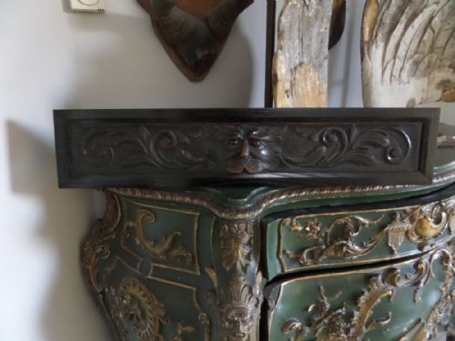 Victorian Carved Oak Green Man Panel