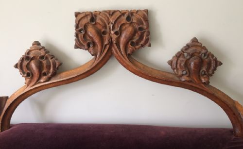 19th Century Carved Oak Gothic Overdoor