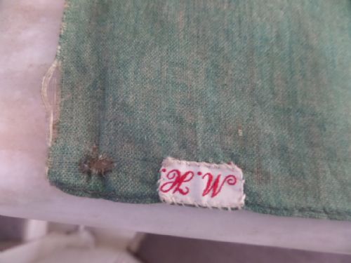 RARE GREEN 19TH CENTURY IRISH MERMAID HARP CROWN FLAG ENSIGN - ADDITIONAL PHOTO 3