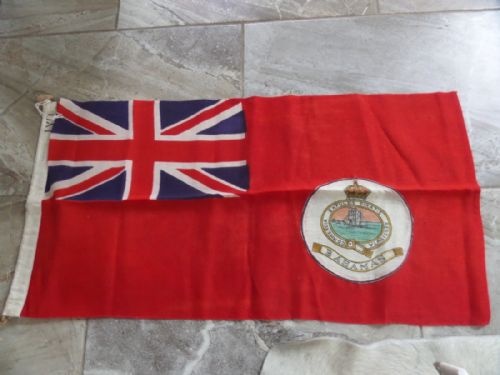 Antique Red Ensign Union Jack Flag Stitched Bahamas