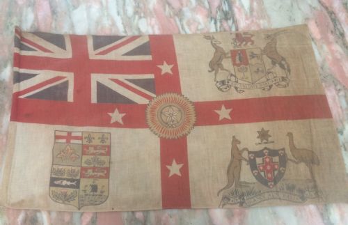 Rare Antique Vintage British Empire Australian Flag 


