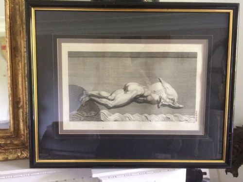 Rare and Stunning 18th Century Engraving James Basire Lysicrates in Athens