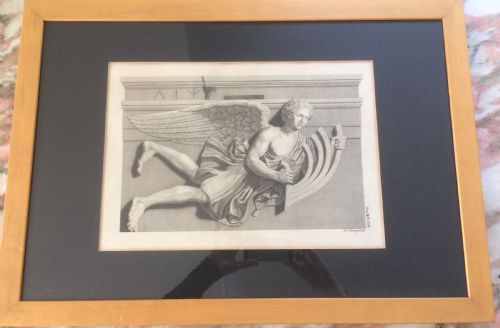 18th Century Sir Robert Strange Rare Engraving Tower of the Winds Notus