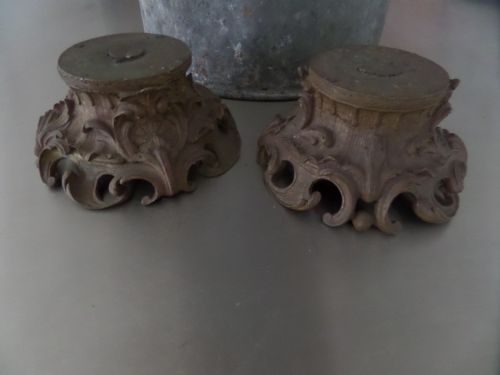19th Century Gilt Bronze Ormolu Stands