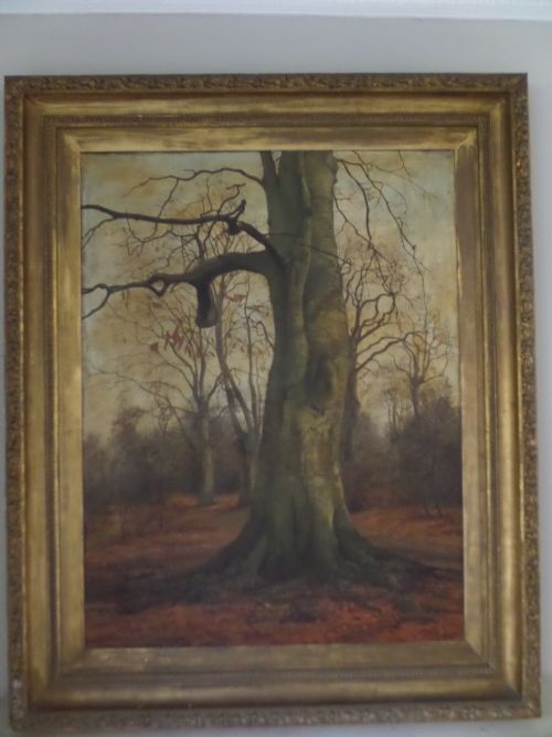 19th Century Huge Oil on Canvas Painting Royal Connection Windsor