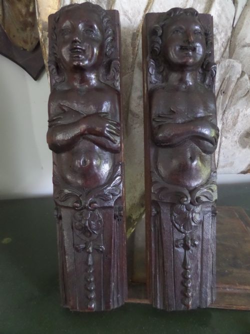 18th Century Caryatids of Cherubs / Putto