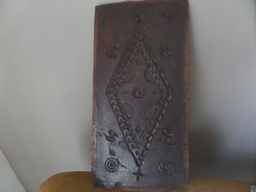 16th Century Carved Oak Diamond Lozenge Panel