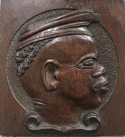 18th Century Carved Oak Panel