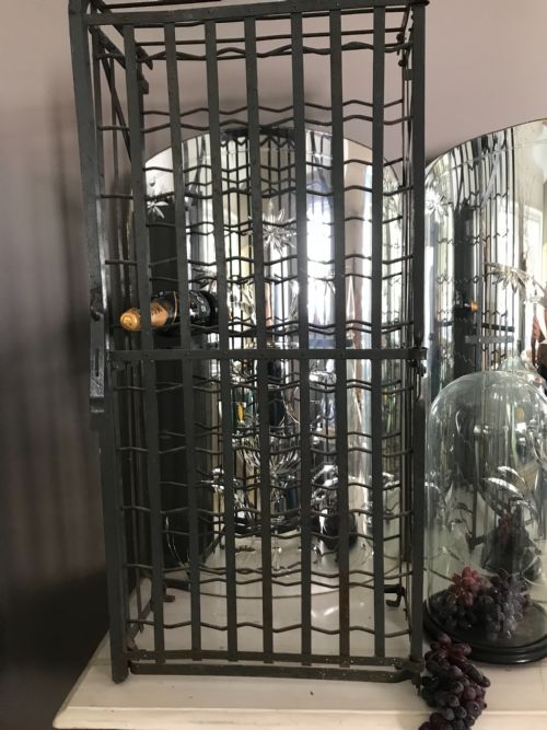 Antique French Wine / Champagne Rack Cage