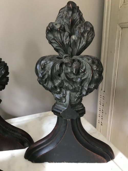 Victorian Carved Oak Acorn Poppy Head Church Carving