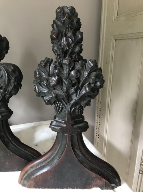 19th Century Church Poppy Pew End Carving