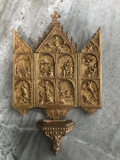 Antique French Religious Icon
