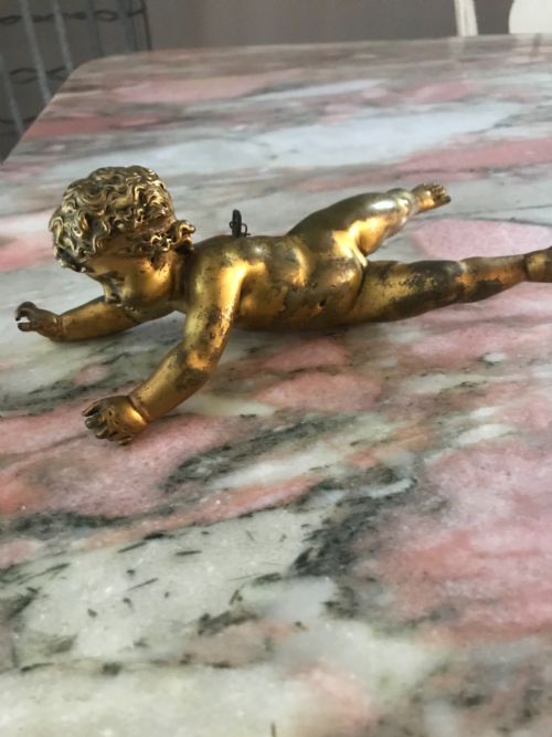 19th Century Hanging Cherub Putto