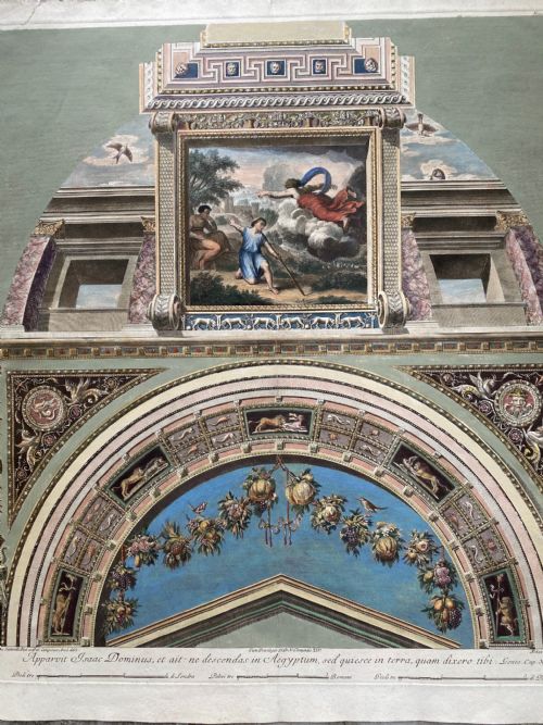18th Century Engraving Ottaviani Logge Di Raffaele