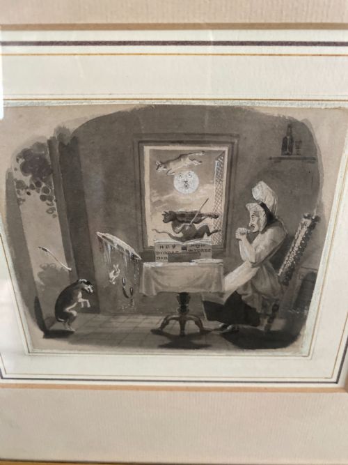 Rare 19th Century Watercolour by Daniel Maclise