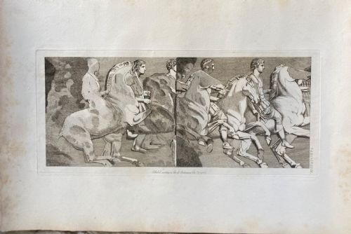 18th Century Engraving James Basire Horses