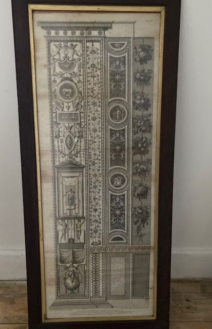 18th Century Engraving by Ottaviani Frescoes Vatican Plate No IV