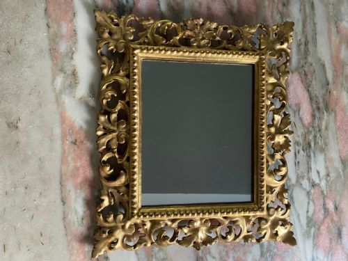 19th Century Carved Gilt Florentine Mirror