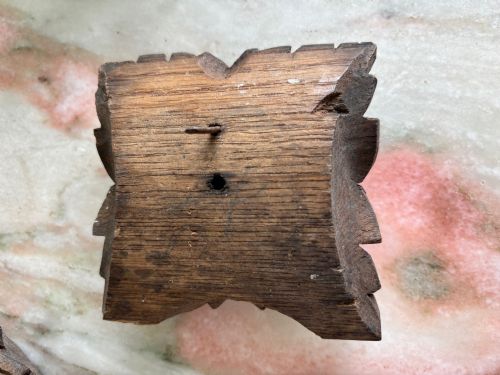 18TH CENTURY CARVED OAK TUDOR GOTHIC ROSE CEILING BOSS 1 - ADDITIONAL PHOTO 1