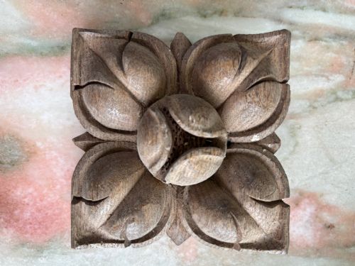 18th Century Carved Oak Tudor Rose Ceiling Gothic Boss No 2