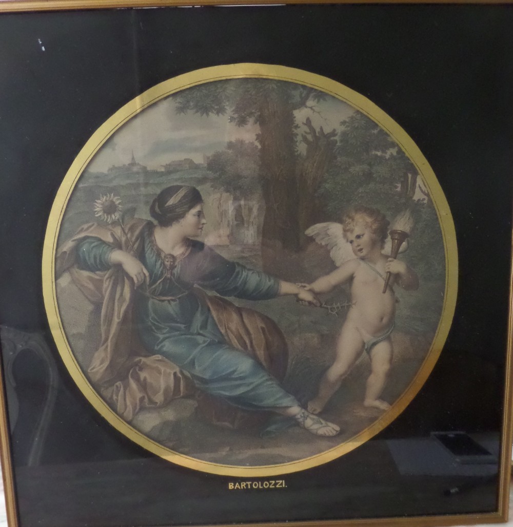 18th Century Engraving Francesco Bartalozzi 'Clytie'