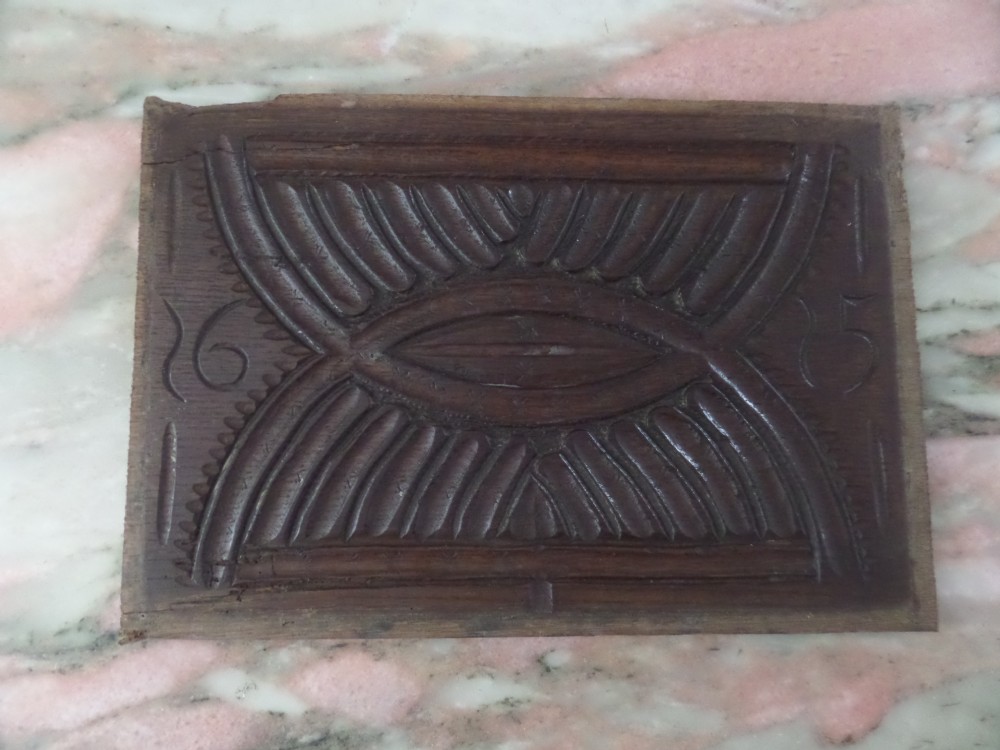 16TH CENTURY OAK PANEL DATED 1615