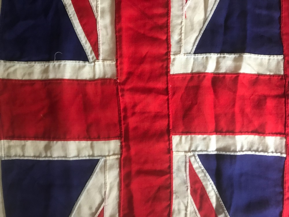 Rare Huge Antique Colonial Bermuda Ensign Flag View III
